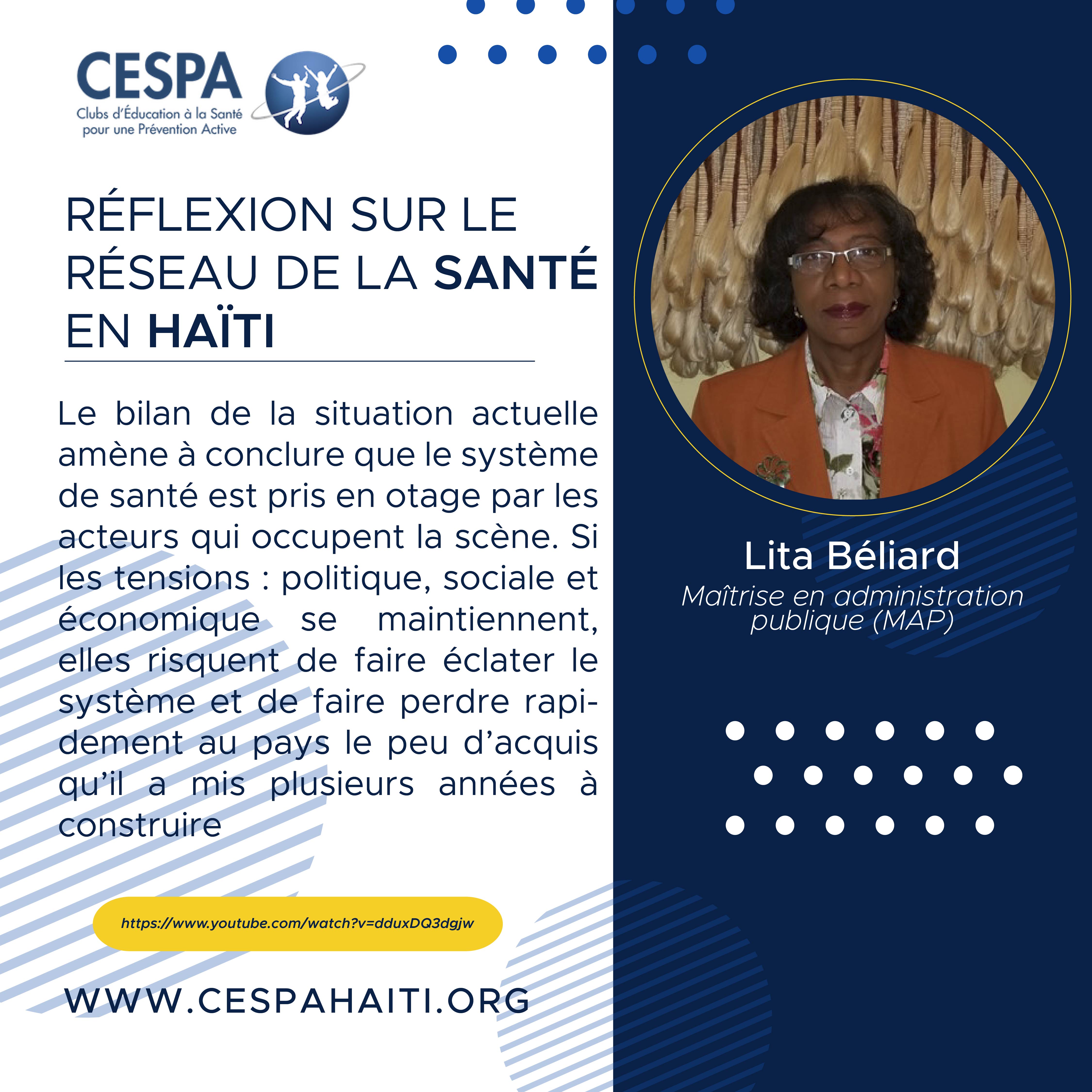 Réflexion sur le réseau de la santé en Haïti